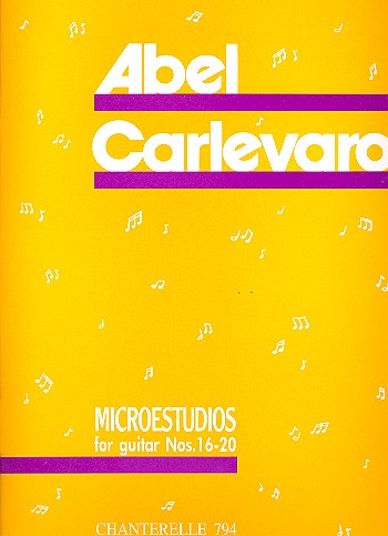 Cover: 9783890442327 | Microestudios vol.4 (Nr.16-20) for guitar | Abel Carlevaro