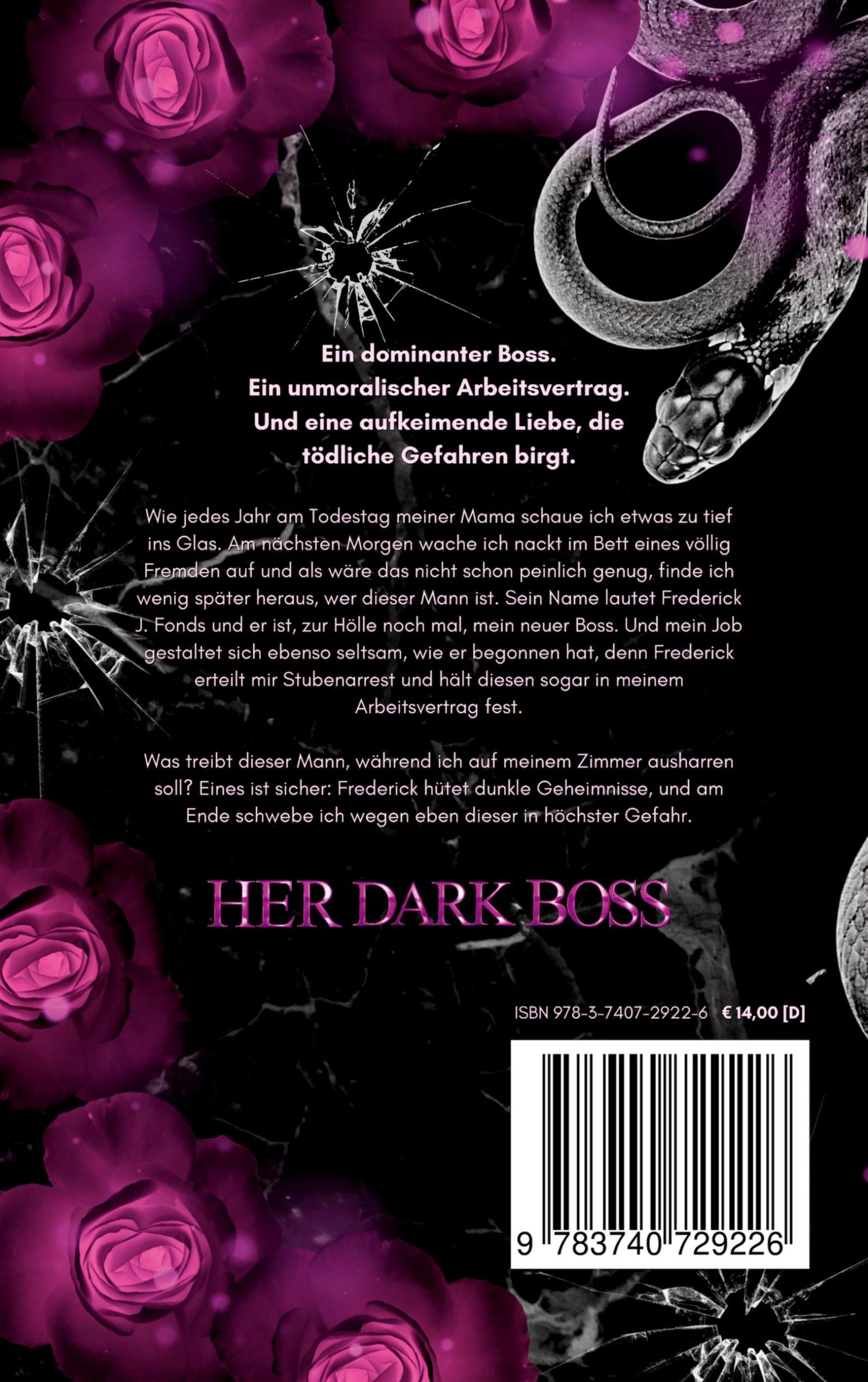 Rückseite: 9783740729226 | Her Dark Boss | Gefangenes Herz (Frederick J. Fonds - 1) | Delphy