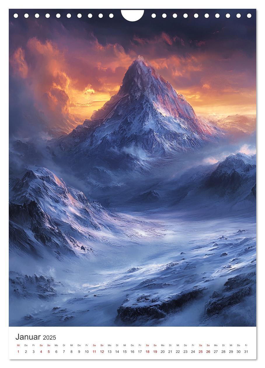 Bild: 9783457205549 | Midgard - Mythische Landschaften des Nordens (Wandkalender 2025 DIN...