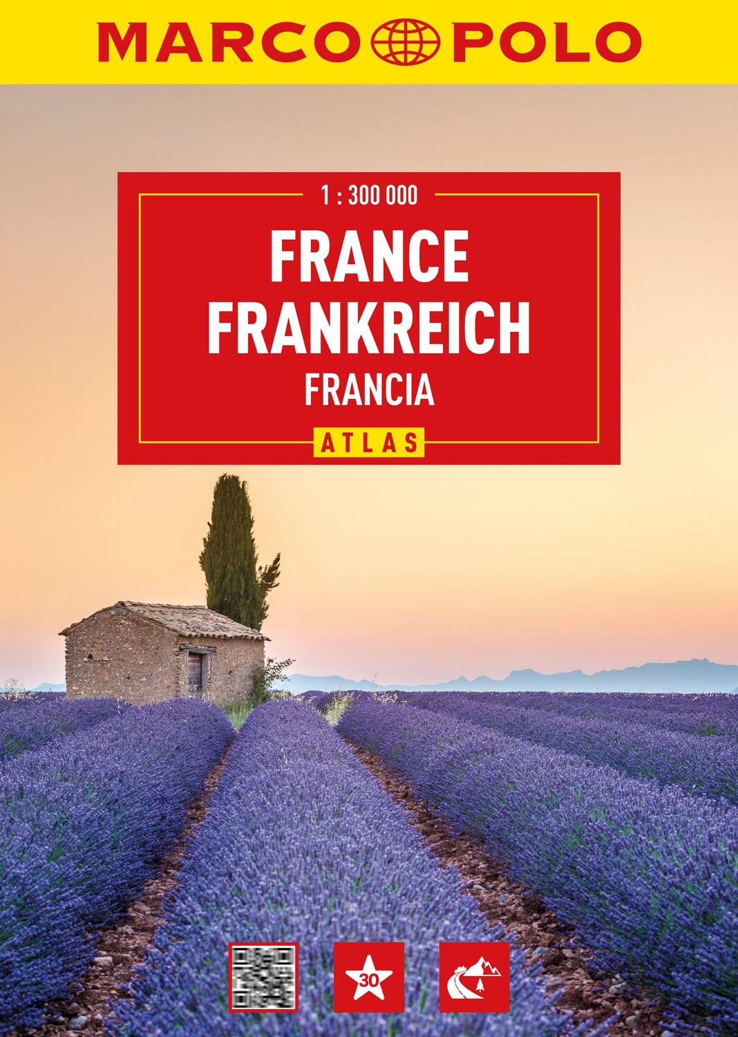 Cover: 9783575020598 | MARCO POLO Reiseatlas Frankreich 1:300.000 | mit Europa 1:4,5 Mio.