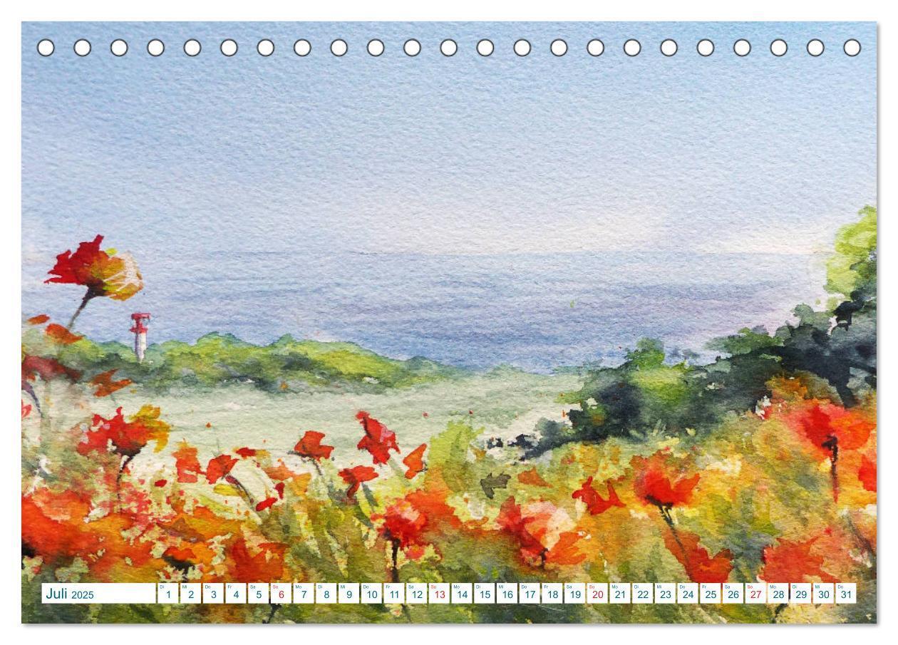 Bild: 9783435066605 | Heiligenhafenaquarelle (Tischkalender 2025 DIN A5 quer), CALVENDO...