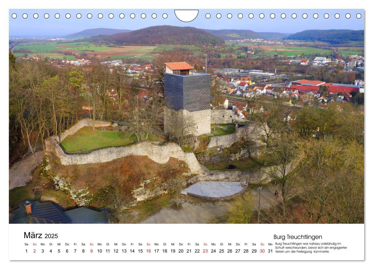 Bild: 9783435504787 | Deutschlands Burgen - Der Süden von oben (Wandkalender 2025 DIN A4...