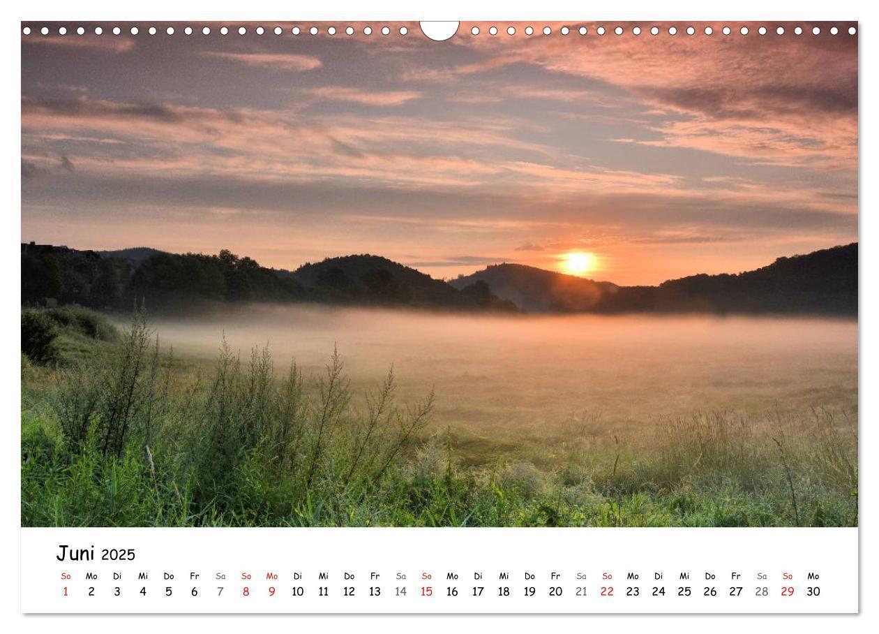 Bild: 9783435609628 | Morgendliche Stimmungen in Nordhessen (Wandkalender 2025 DIN A3...