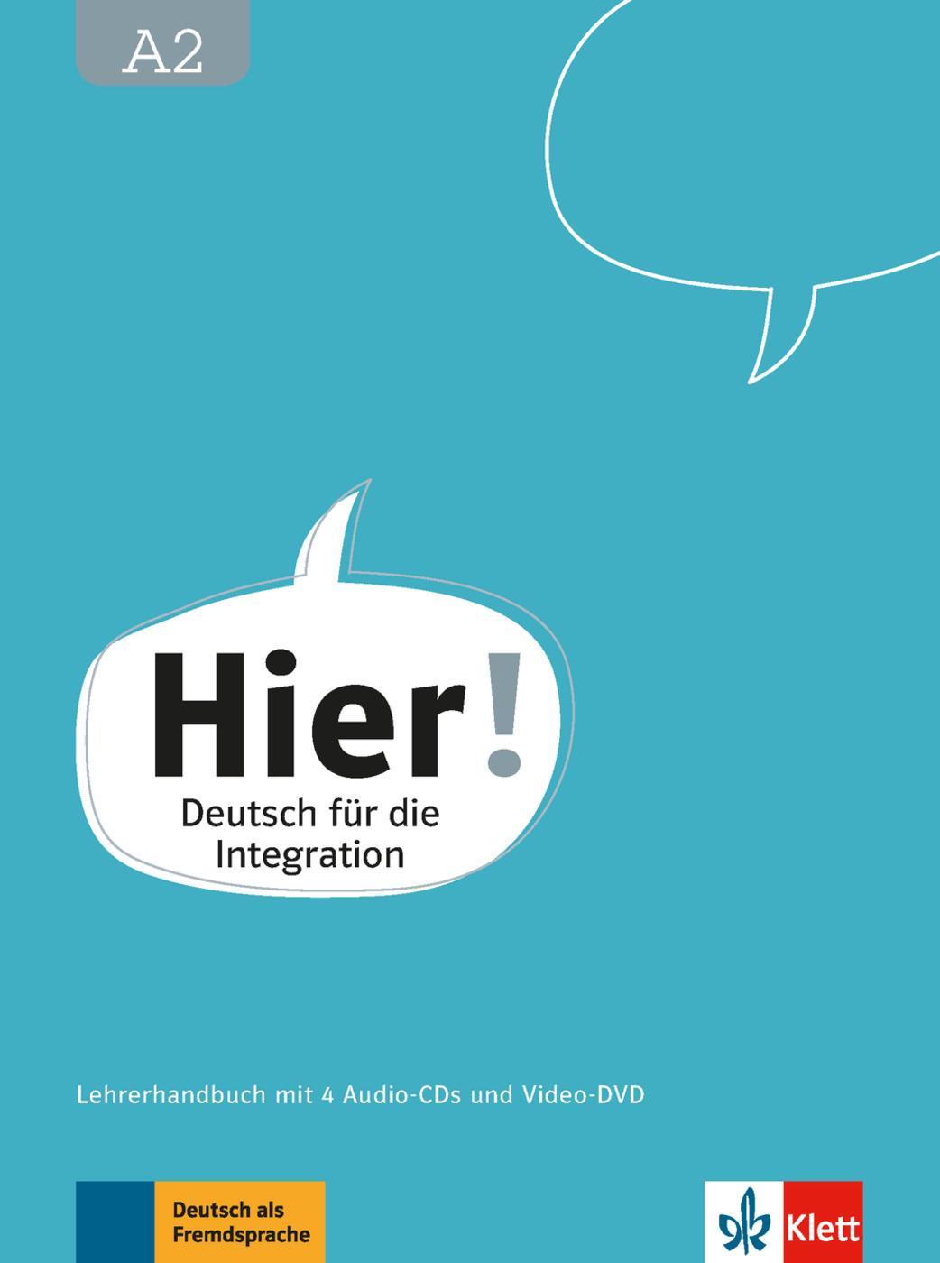 Cover: 9783126766944 | Hier! A2. Lehrerhandbuch mit vier Audio-CDs und Video-DVD | Buch