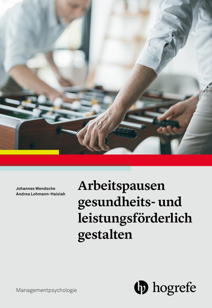 Cover: 9783801725532 | Arbeitspausen gesundheits- und leistungsförderlich gestalten | Buch