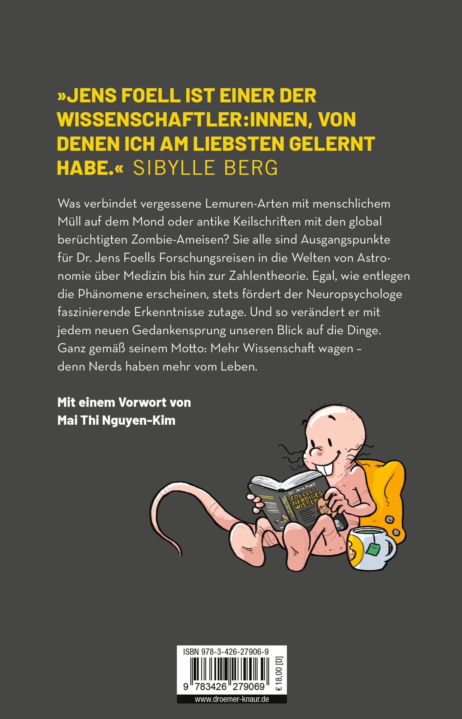 Rückseite: 9783426279069 | Foellig nerdiges Wissen | Jens Foell | Taschenbuch | 288 S. | Deutsch