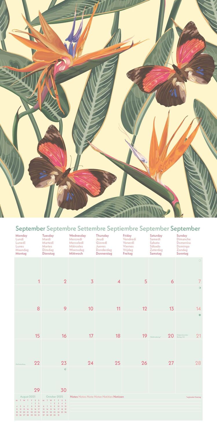 Bild: 4002725981752 | GreenLine Jungle 2025 - Wand-Kalender - Broschüren-Kalender - 30x30...