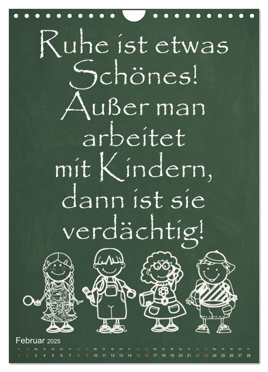 Bild: 9783435903252 | Coole Lehrersprüche (Wandkalender 2025 DIN A4 hoch), CALVENDO...