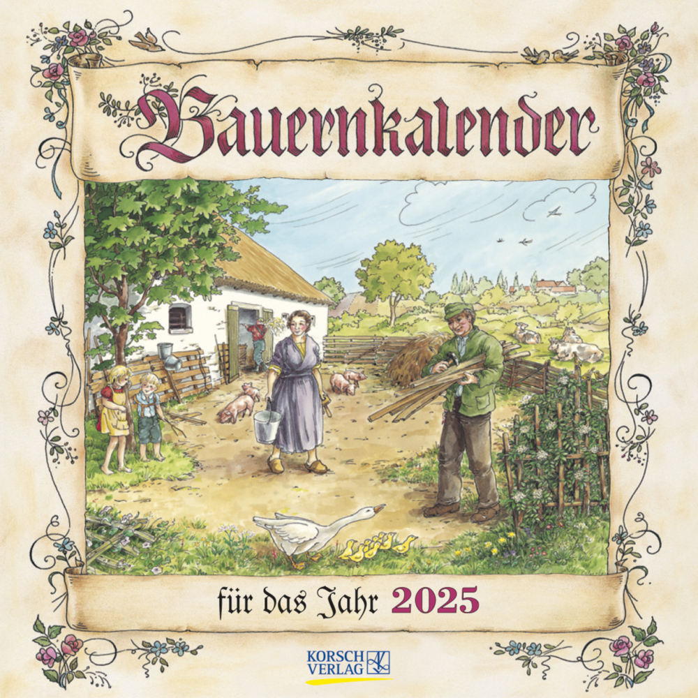 Cover: 9783731876069 | Bauernkalender 2025 | Korsch Verlag | Kalender | Englisch Broschur