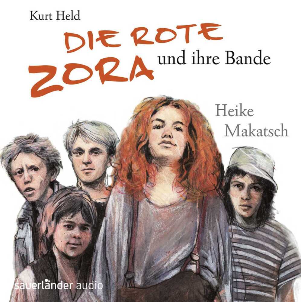 Cover: 9783839846247 | Die Rote Zora und ihre Bande, 5 Audio-CDs | erzählt von Heike Makatsch