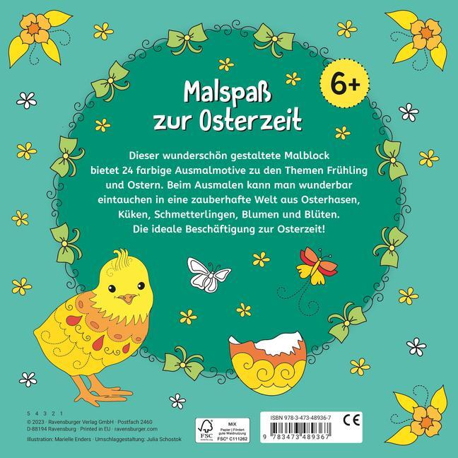 Bild: 9783473489367 | Mein Malblock Frohe Ostern - Malen ab 6 Jahren | Marielle Enders