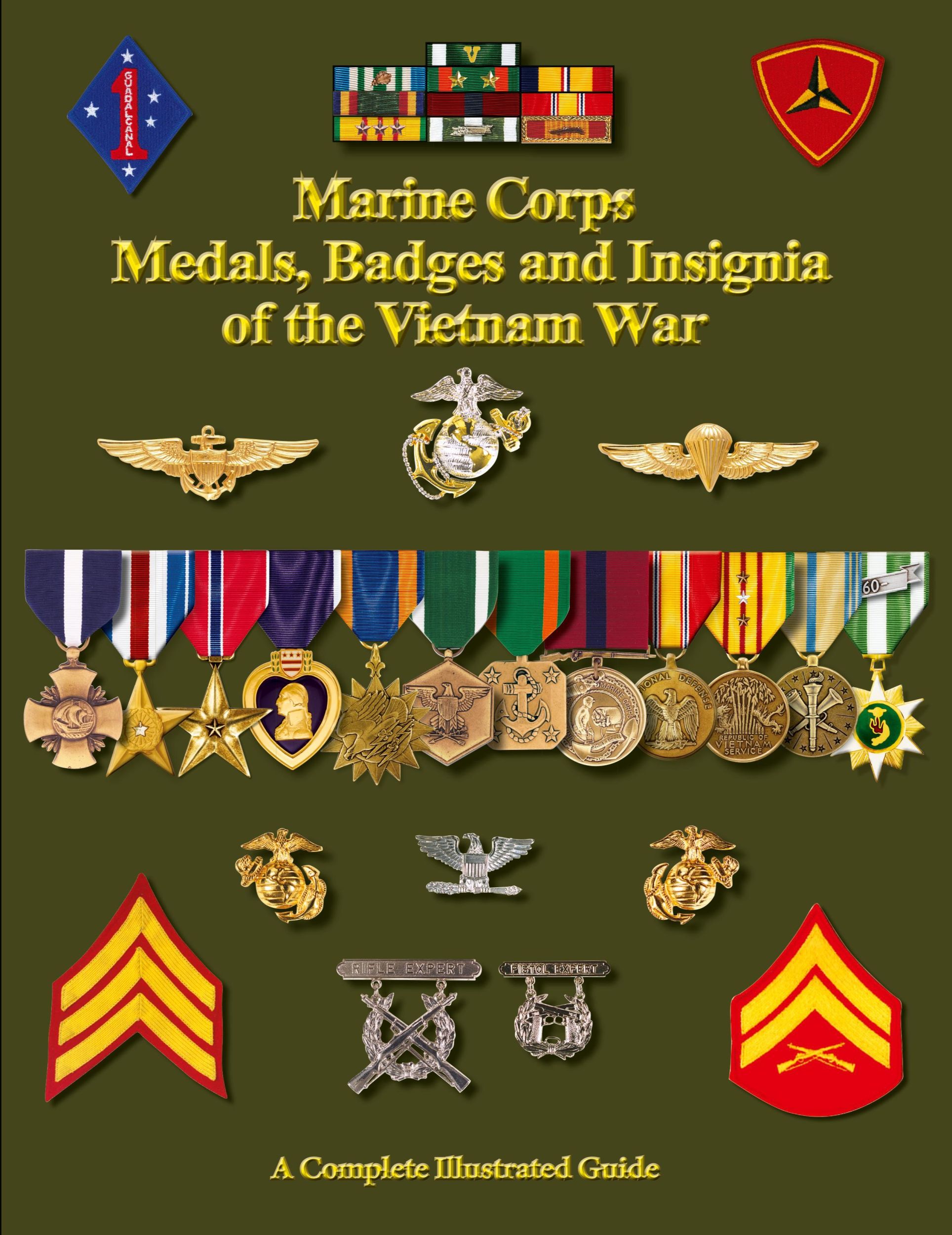 Cover: 9781884452901 | United States Marine Corps Medals, Badges and Insignia of the...