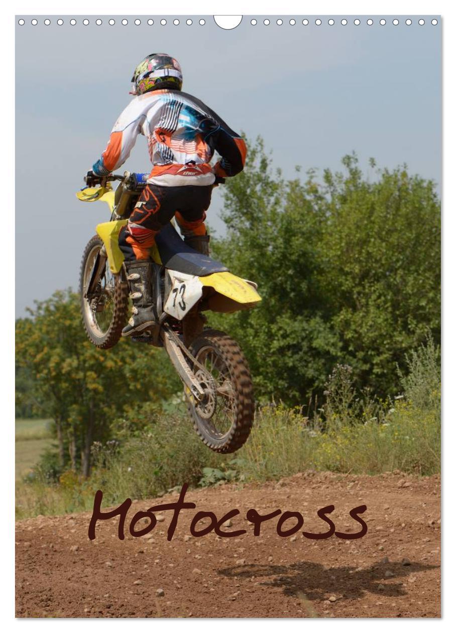 Cover: 9783457079355 | Motocross Terminplaner (Wandkalender 2025 DIN A3 hoch), CALVENDO...