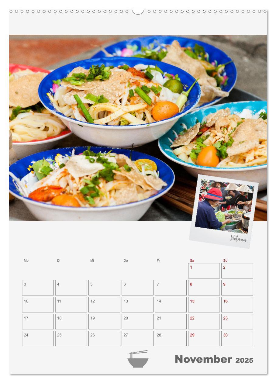 Bild: 9783435906482 | Street Food - Küchenplaner (Wandkalender 2025 DIN A2 hoch),...