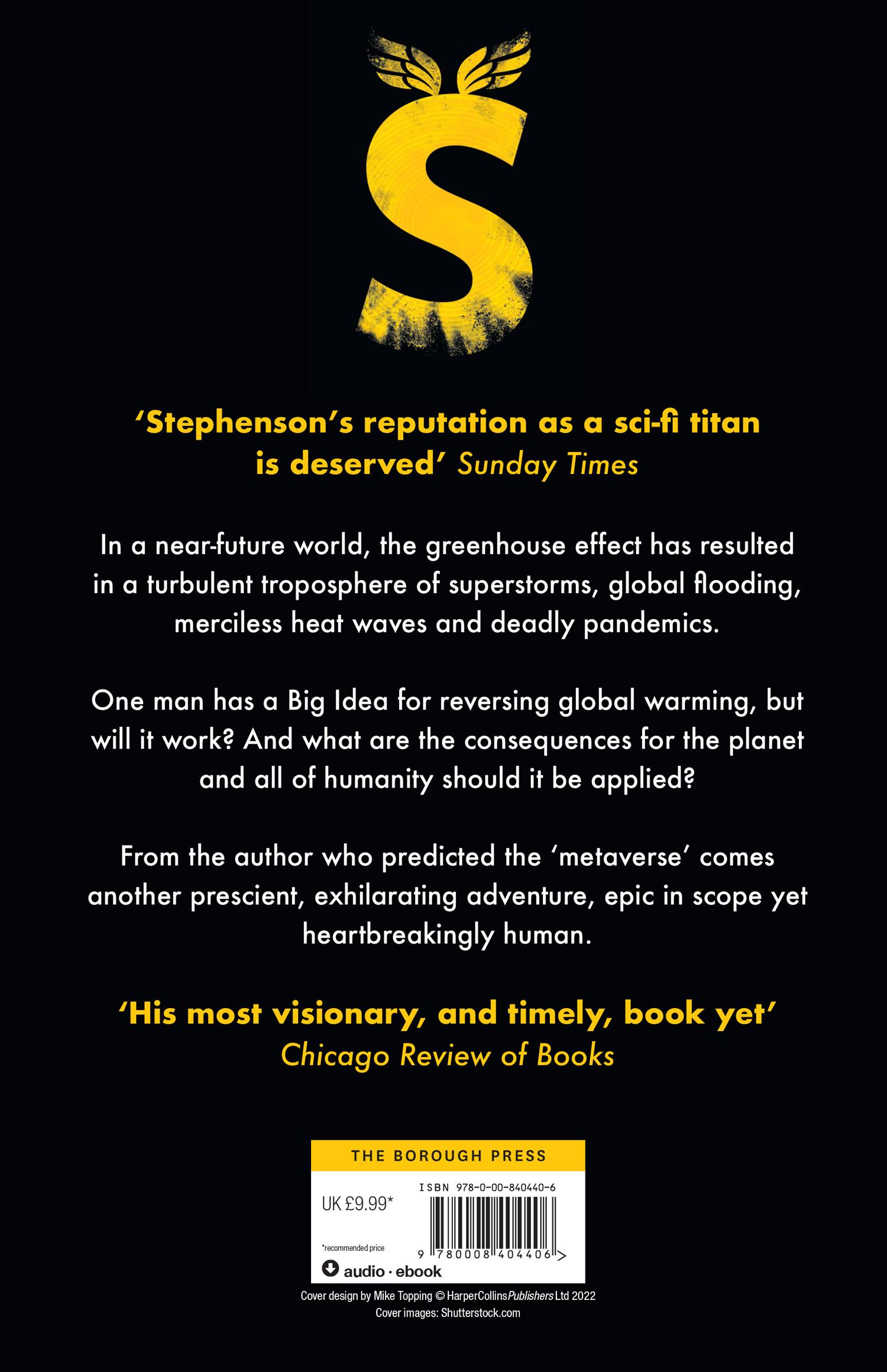 Rückseite: 9780008404406 | Termination Shock | Neal Stephenson | Taschenbuch | 720 S. | Englisch