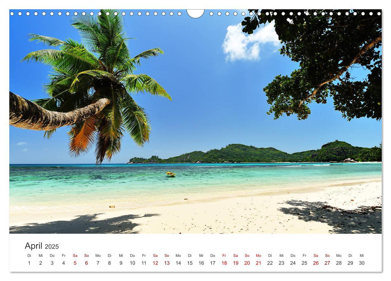 Bild: 9783435440160 | Traumstrände der Seychellen (Wandkalender 2025 DIN A3 quer),...