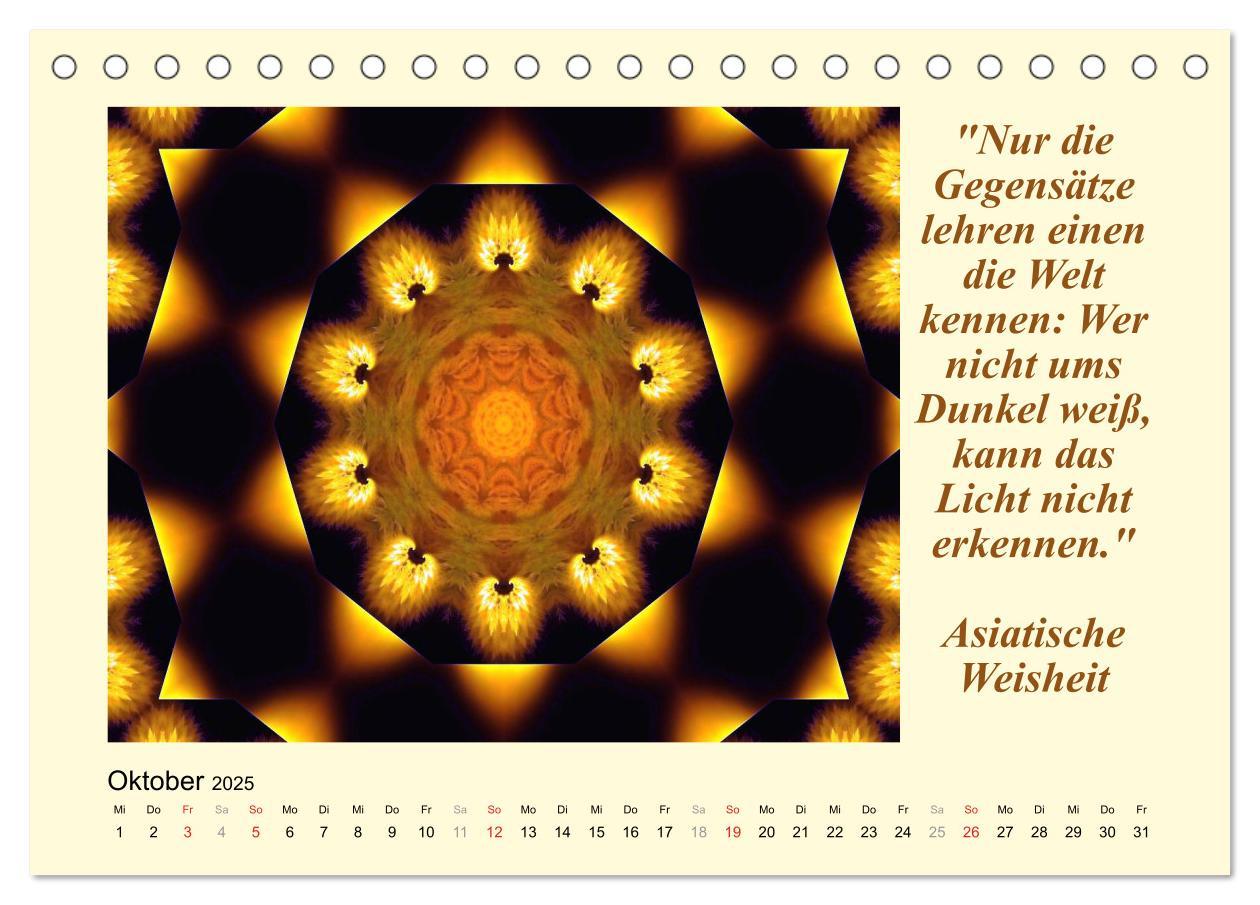 Bild: 9783435722341 | Meditation - Asiatische Weisheiten (Tischkalender 2025 DIN A5...