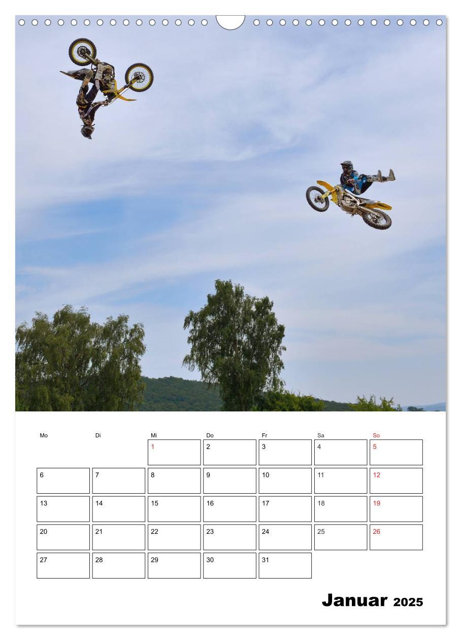 Bild: 9783457079355 | Motocross Terminplaner (Wandkalender 2025 DIN A3 hoch), CALVENDO...