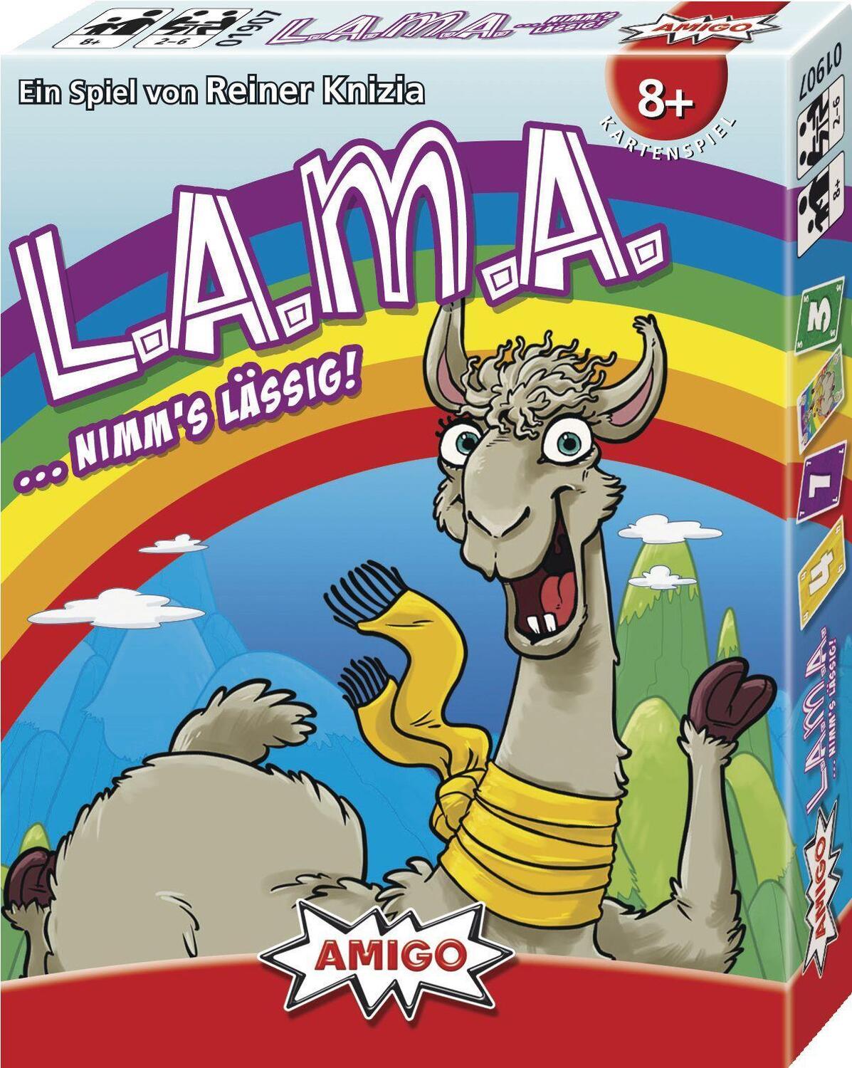 Bild: 4007396019070 | LAMA | Reiner Knizia | Spiel | Brettspiel | 01907 | Deutsch | 2019