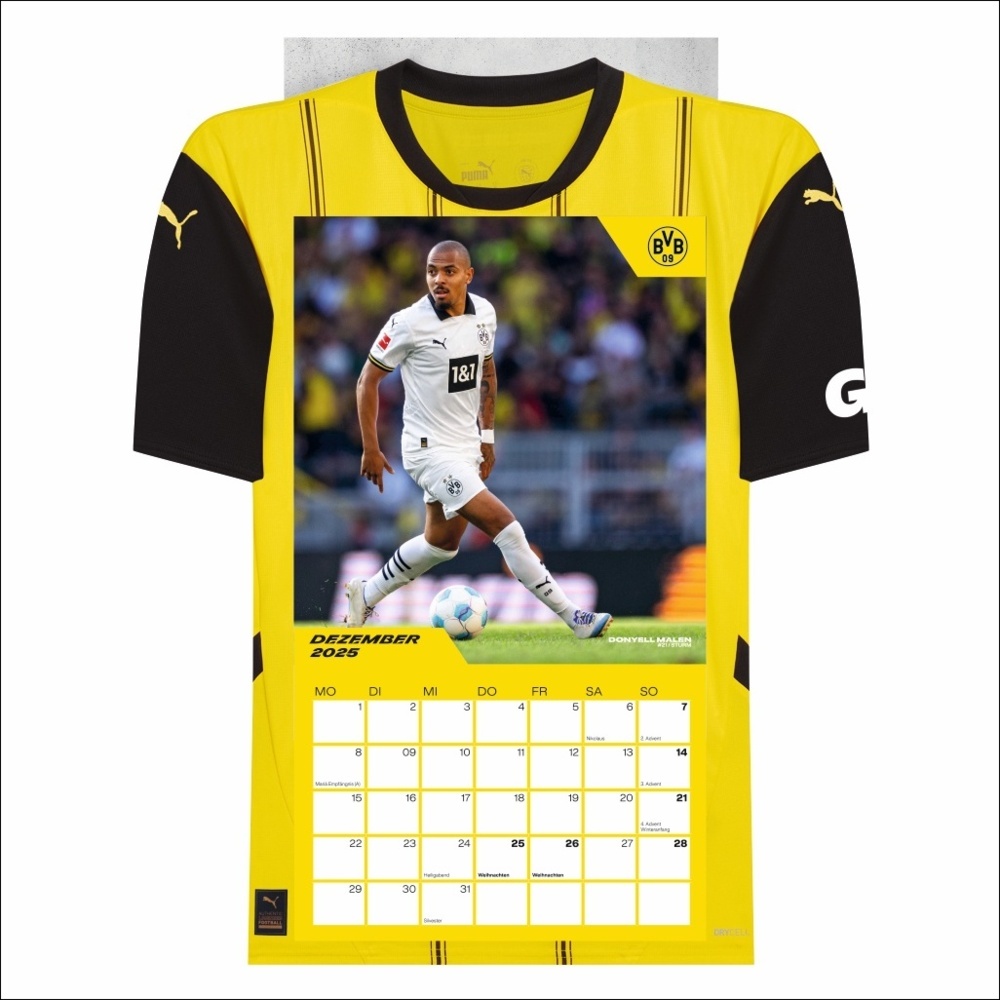 Bild: 9783756405442 | BVB Trikotkalender 2025 | Kalender | Spiralbindung | 14 S. | Deutsch