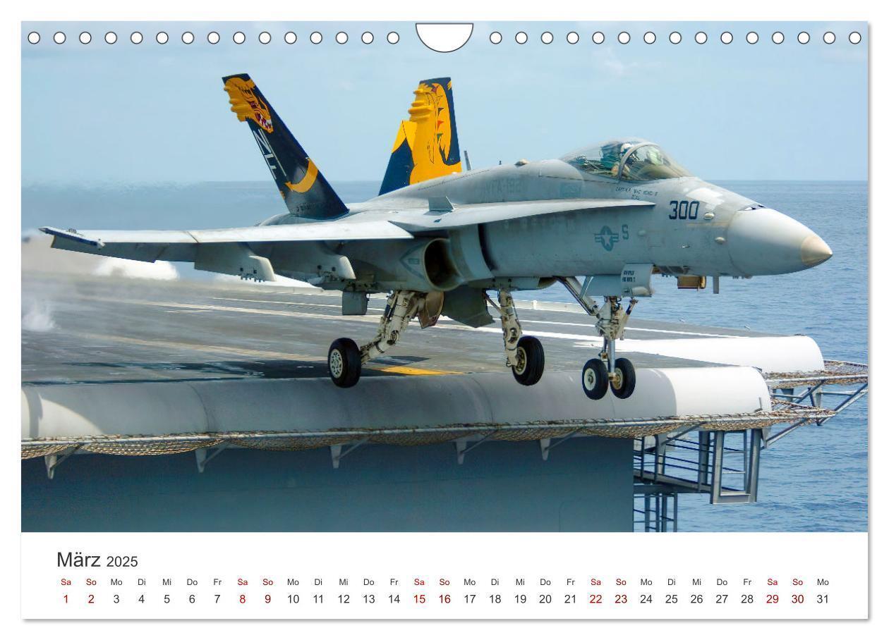 Bild: 9783383918629 | Kampfjets - Düsenjäger-Kalender (Wandkalender 2025 DIN A4 quer),...