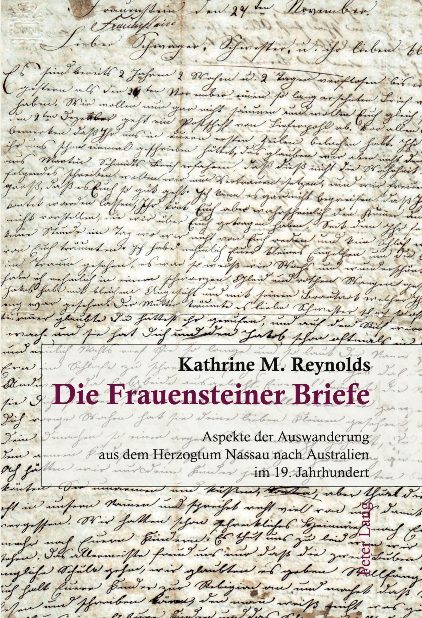 Cover: 9783034303422 | Die Frauensteiner Briefe | Kathrine Reynolds | Taschenbuch | Paperback