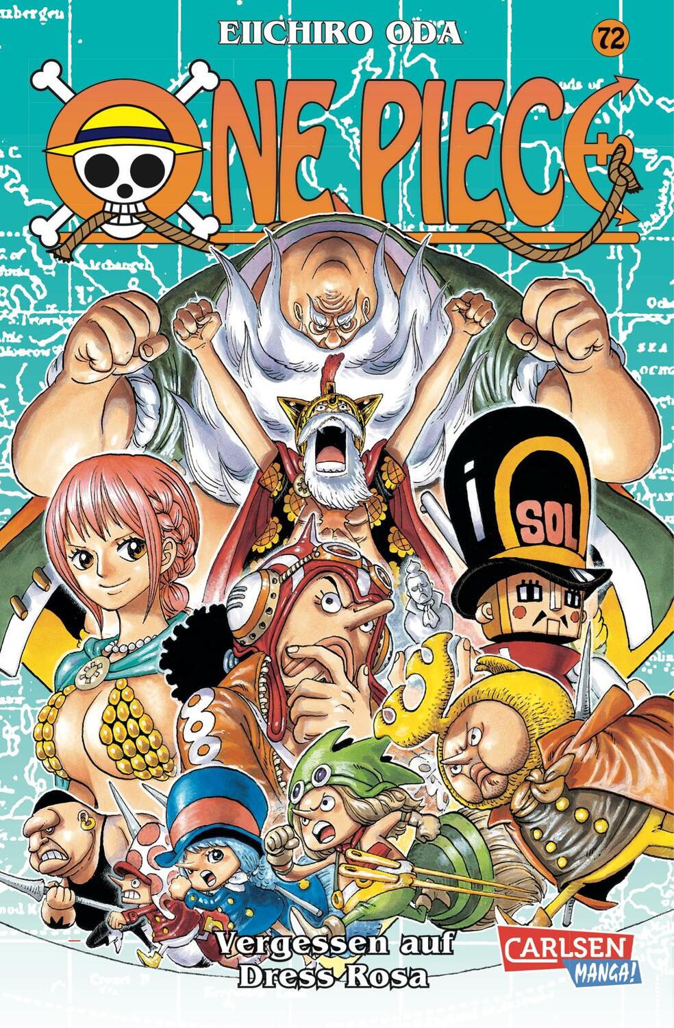 Cover: 9783551763761 | One Piece 72. Vergessen auf Dress Rosa | Eiichiro Oda | Taschenbuch