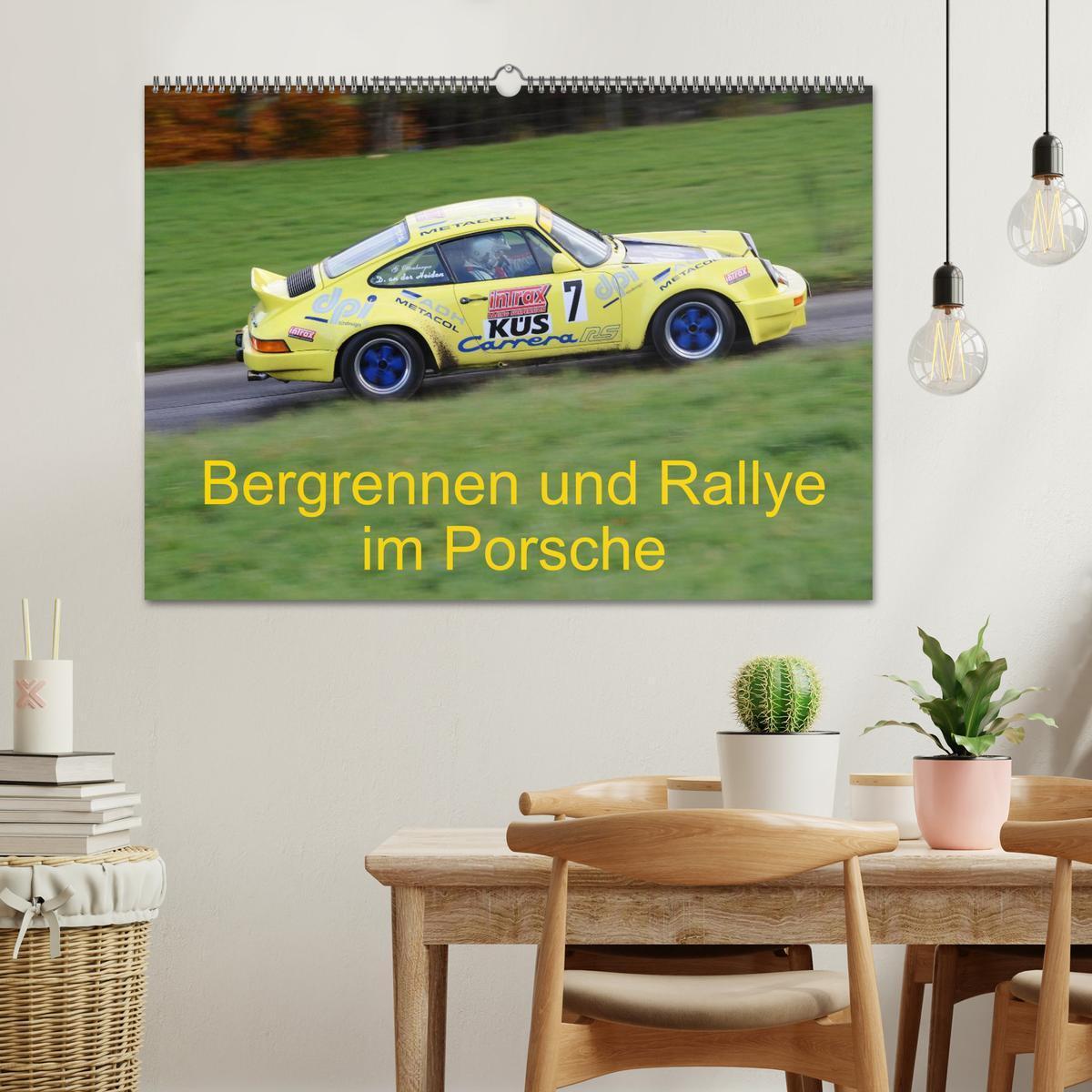 Bild: 9783435631032 | Bergrennen und Rallye im Porsche (Wandkalender 2025 DIN A2 quer),...