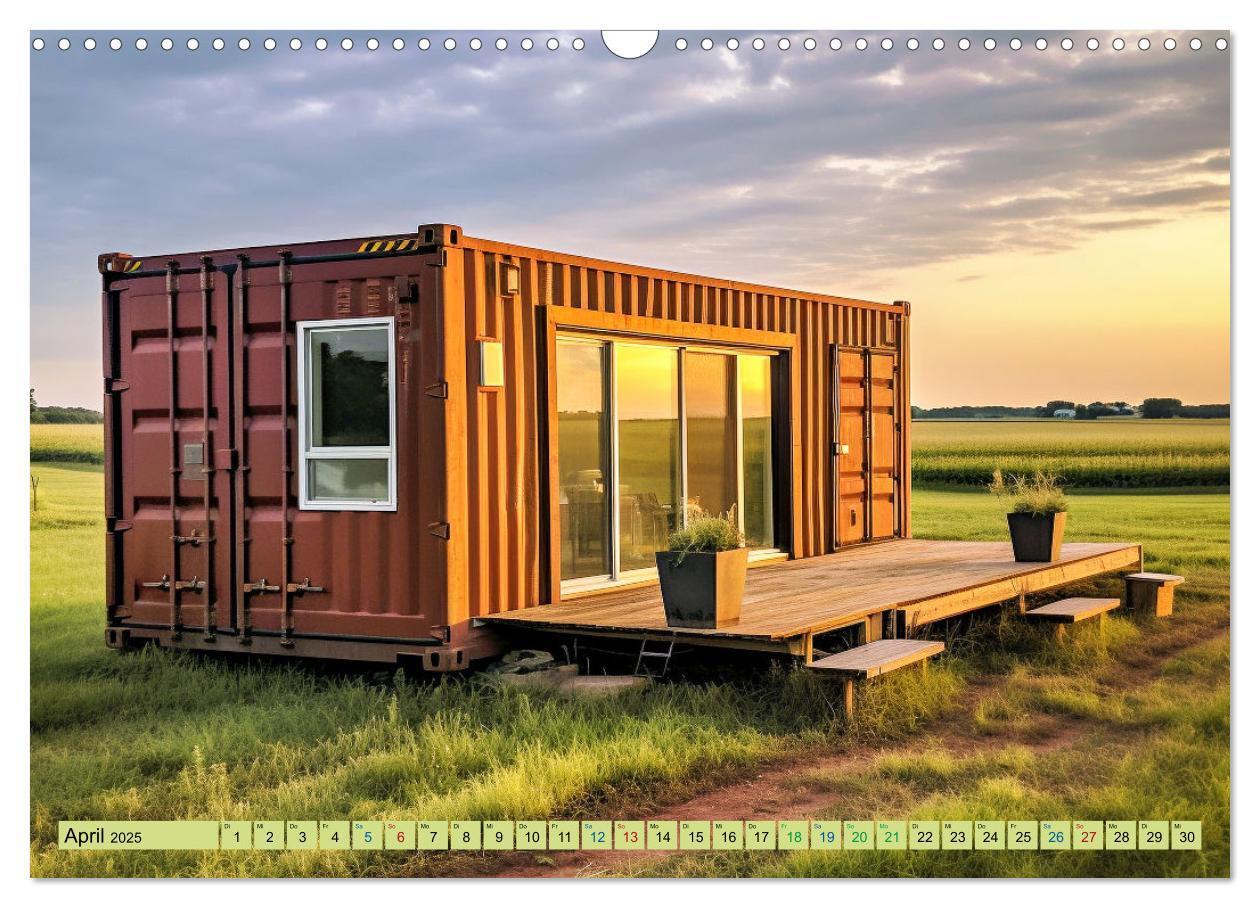 Bild: 9783383827334 | Tiny Houses - wohnen auf kleinstem Raum (Wandkalender 2025 DIN A3...