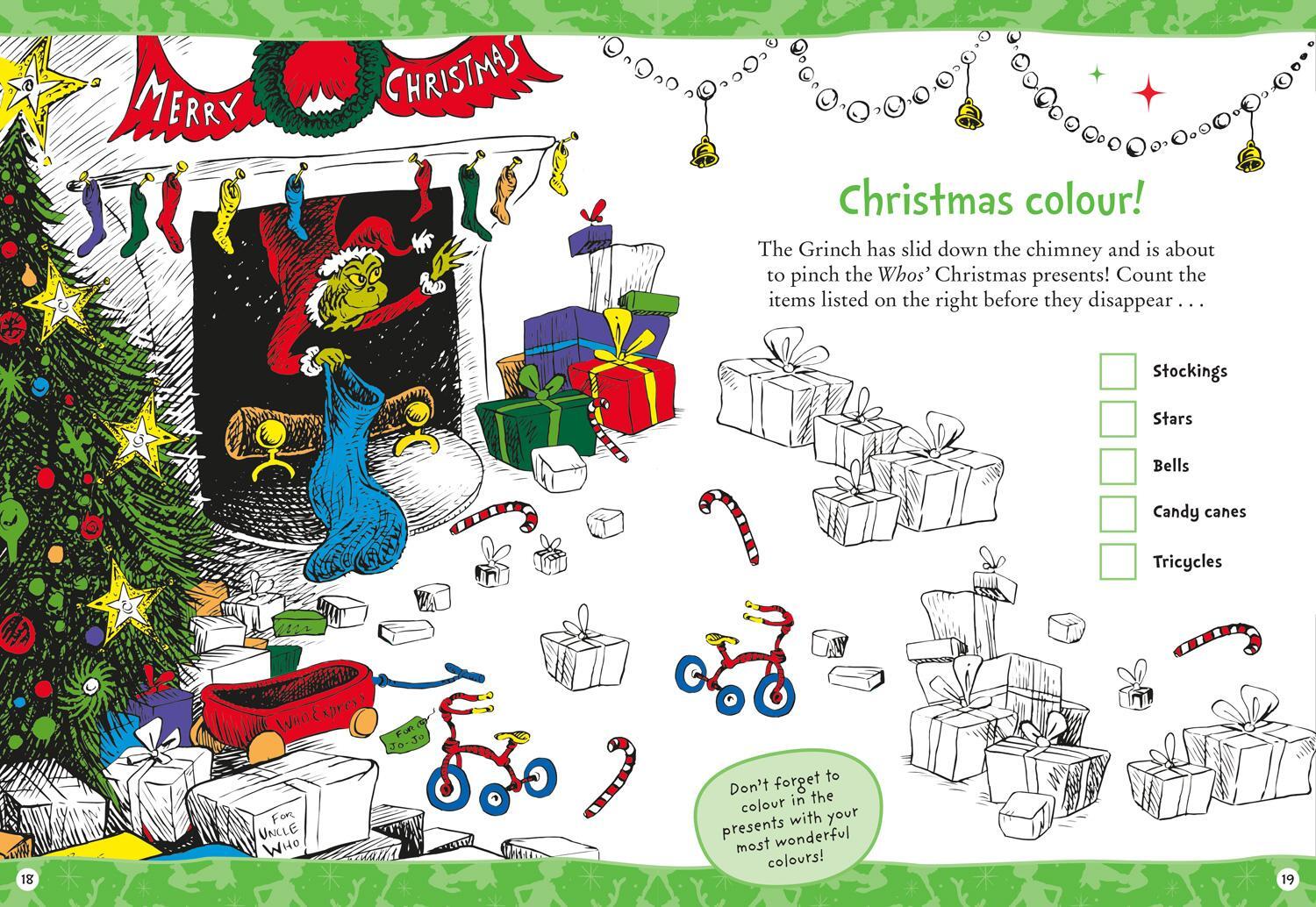 Bild: 9780008592400 | The Grinch Christmas Activity Book | Seuss | Taschenbuch | Englisch