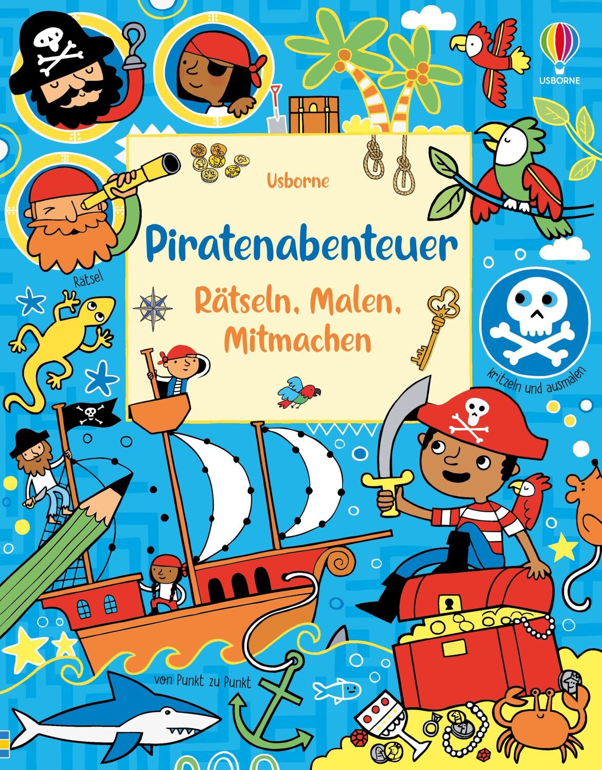 Cover: 9781035701520 | Piratenabenteuer - Rätseln, Malen, Mitmachen | Hore | Taschenbuch