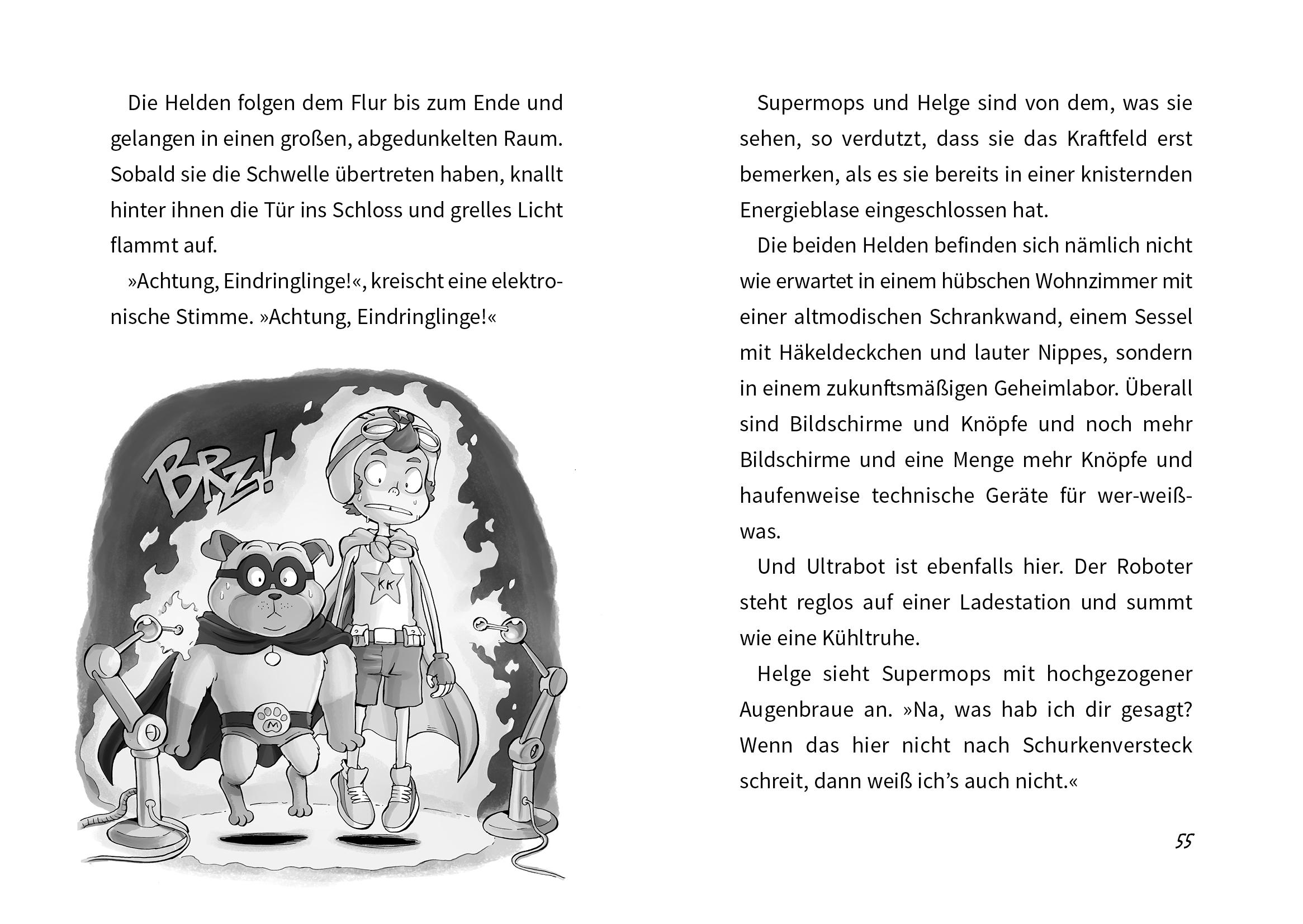 Bild: 9783965940307 | Supermops und der rätselhafte Roboheld | Nicolas Gorny | Buch | 92 S.