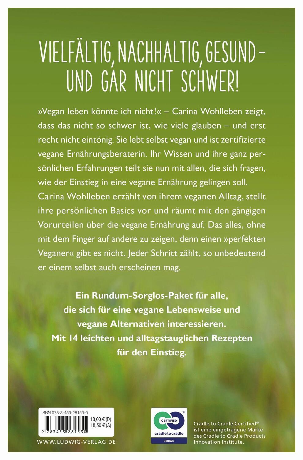 Bild: 9783453281530 | Ganz entspannt vegan | Carina Wohlleben | Taschenbuch | Deutsch | 2022