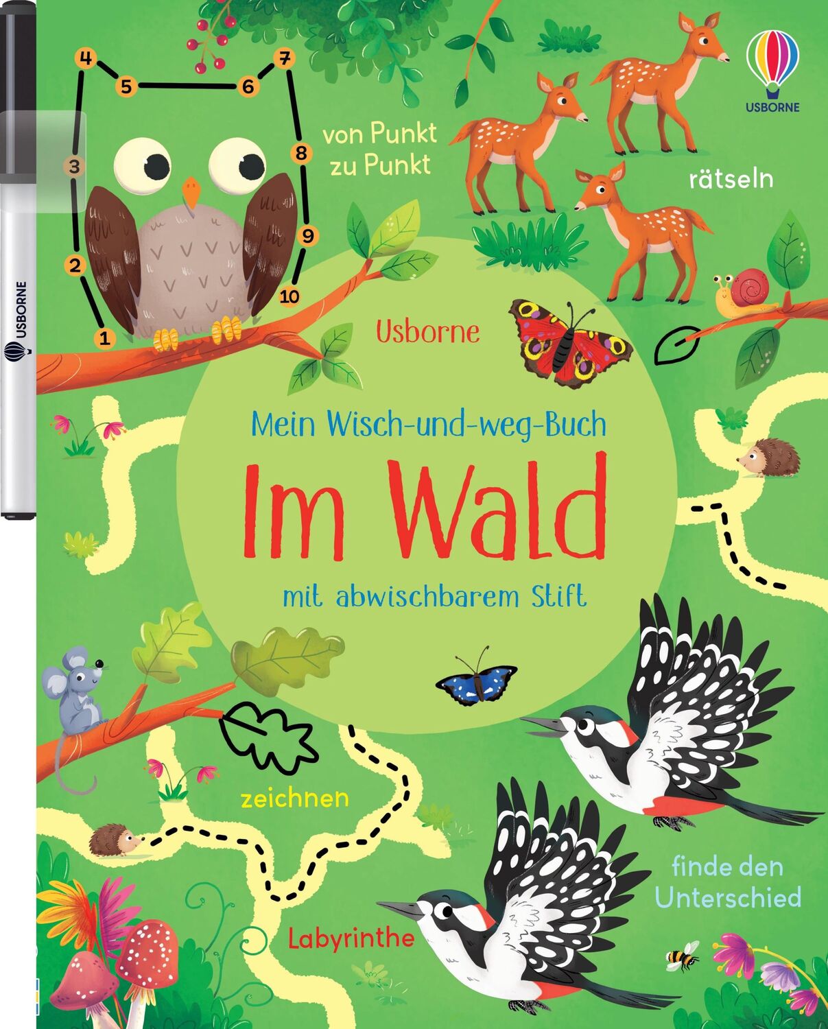 Cover: 9781789419092 | Mein Wisch-und-weg-Buch: Im Wald | Kirsteen Robson | Broschüre | 24 S.