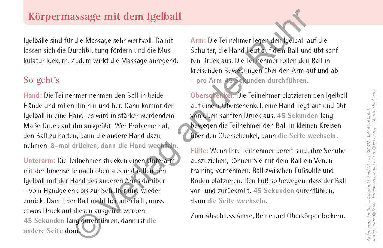 Bild: 9783834641441 | Wellness für Senioren - Karten-Set mit Wohlfühlideen für die...