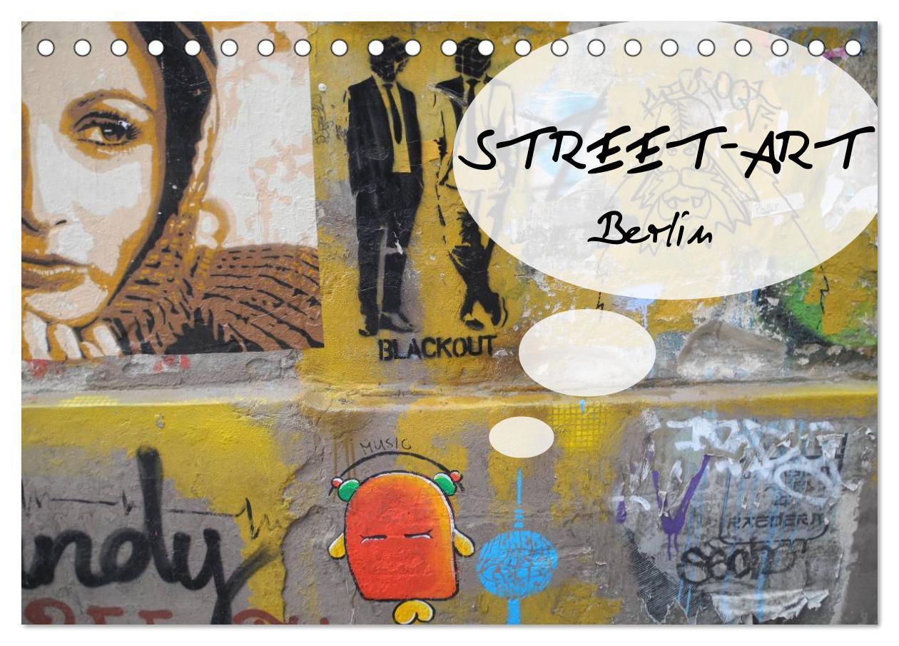 Cover: 9783435721252 | Street-Art Berlin (Tischkalender 2025 DIN A5 quer), CALVENDO...