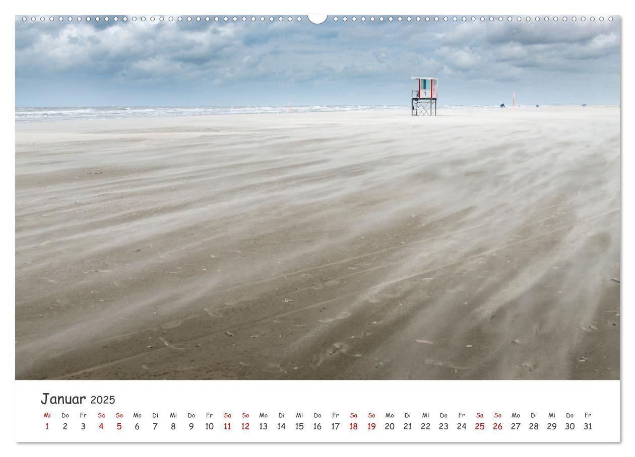 Bild: 9783435979622 | Nordsee, Meer, Strand und Wind (Wandkalender 2025 DIN A2 quer),...