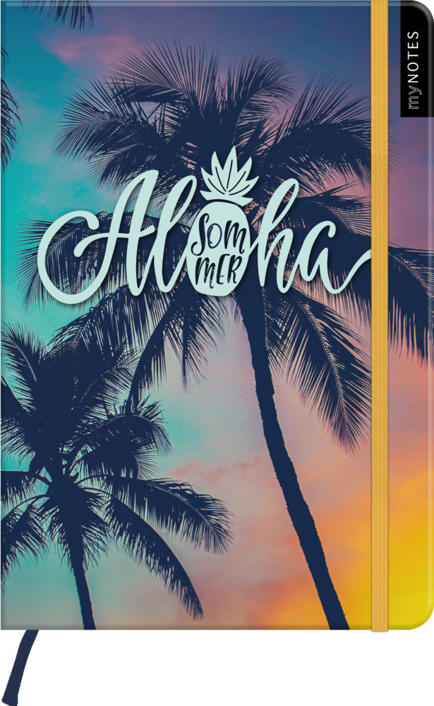 Bild: 4014489123699 | myNOTES Notizbuch A5: Aloha Sommer | Notebook medium, gepunktet | Buch