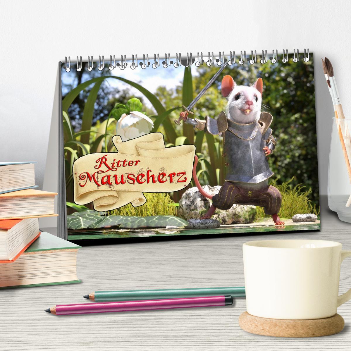 Bild: 9783383969607 | Ritter Mauseherz (Tischkalender 2025 DIN A5 quer), CALVENDO...