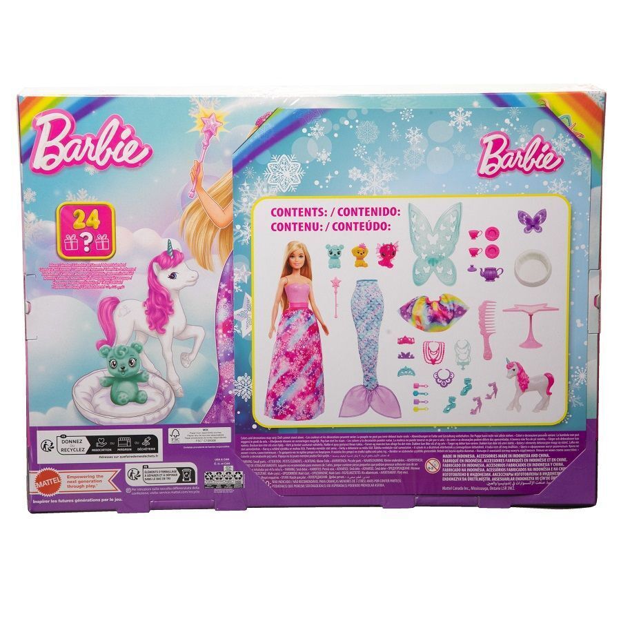 Bild: 194735206285 | Barbie Dreamtopia Adventskalender | Kalender | Fensterkarton | Mattel