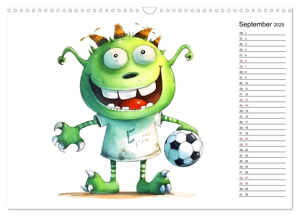 Bild: 9783383905728 | Monsterjobs - Kleine Monster, große Träume (Wandkalender 2025 DIN...