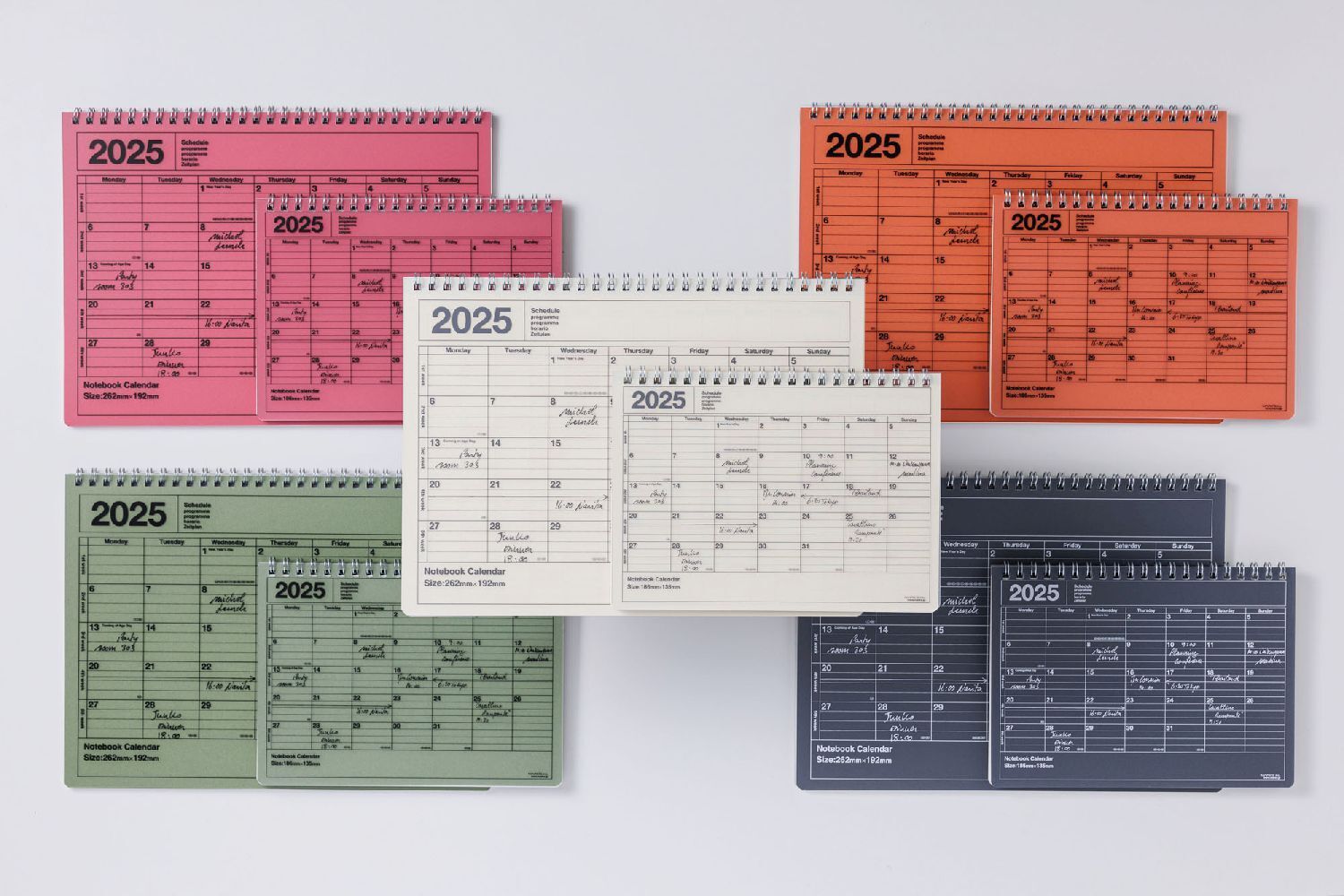 Bild: 4550045128345 | MARK'S 2025 Tischkalender S, Orange | Mark's Inc | Kalender | Englisch