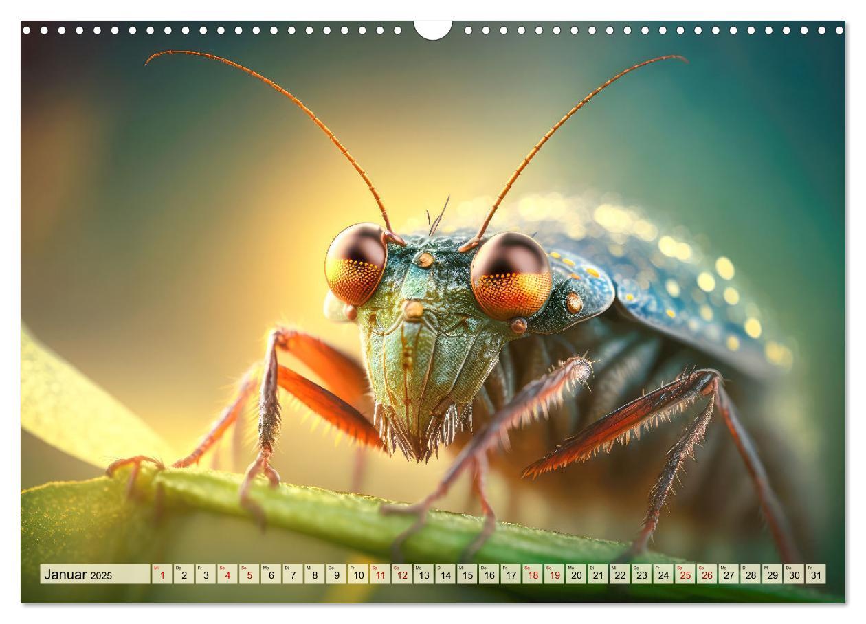 Bild: 9783383913082 | Insekten ganz gross (Wandkalender 2025 DIN A3 quer), CALVENDO...