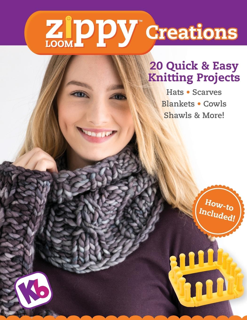 Cover: 9781950934218 | Zippy Loom Creations | 20 Quick &amp; Easy Knitting Projects | Kb Looms