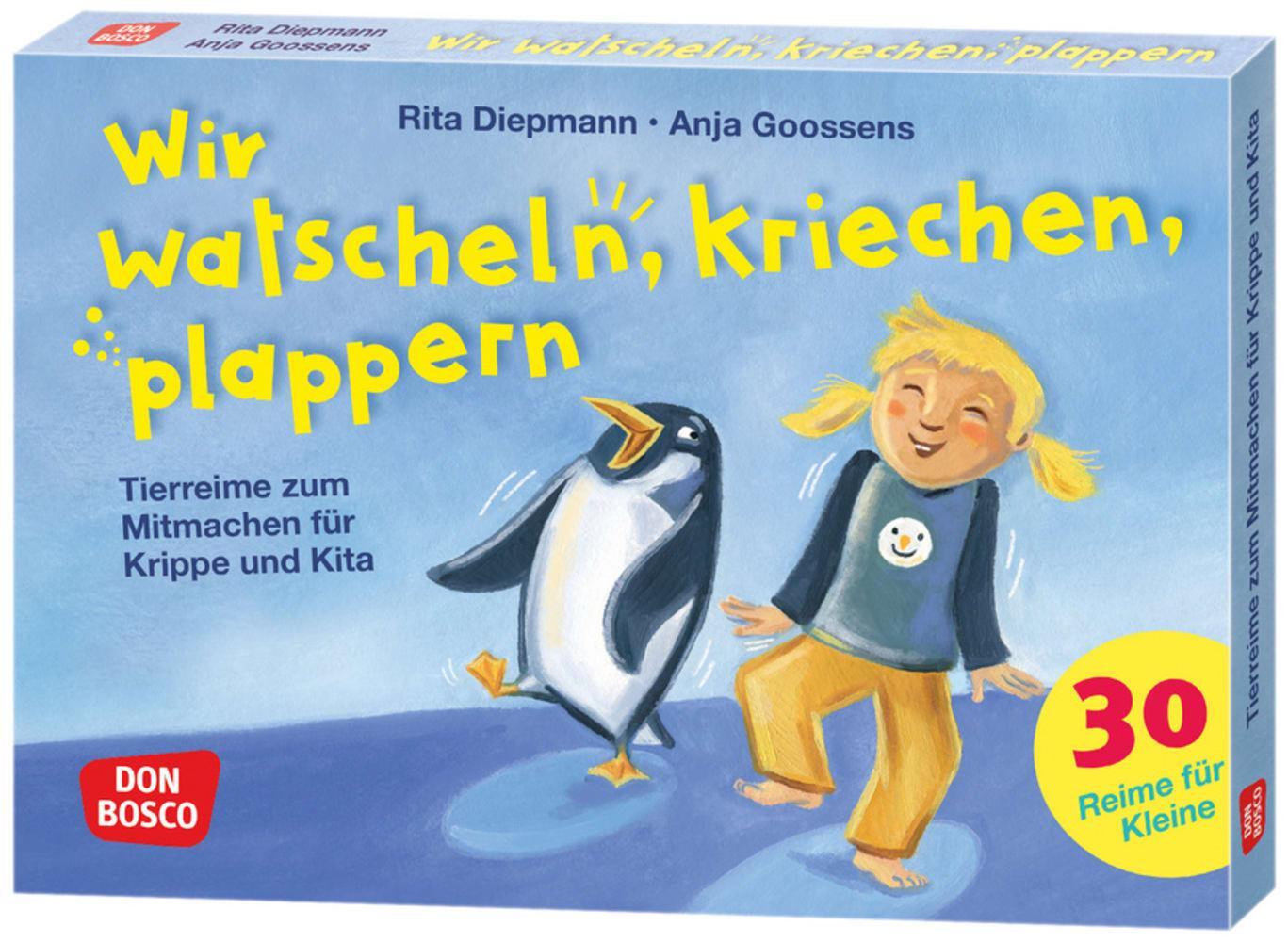 Cover: 4260694921692 | Wir watscheln, kriechen, plappern | Rita Diepmann | Box | 32 S. | 2023