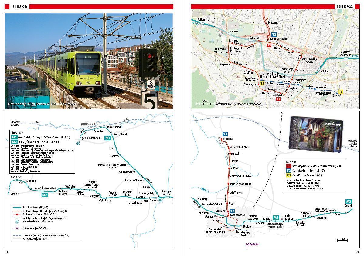 Bild: 9783936573770 | Tram Atlas Türkei / Türkiye | Bernhard Kußmagk (u. a.) | Taschenbuch