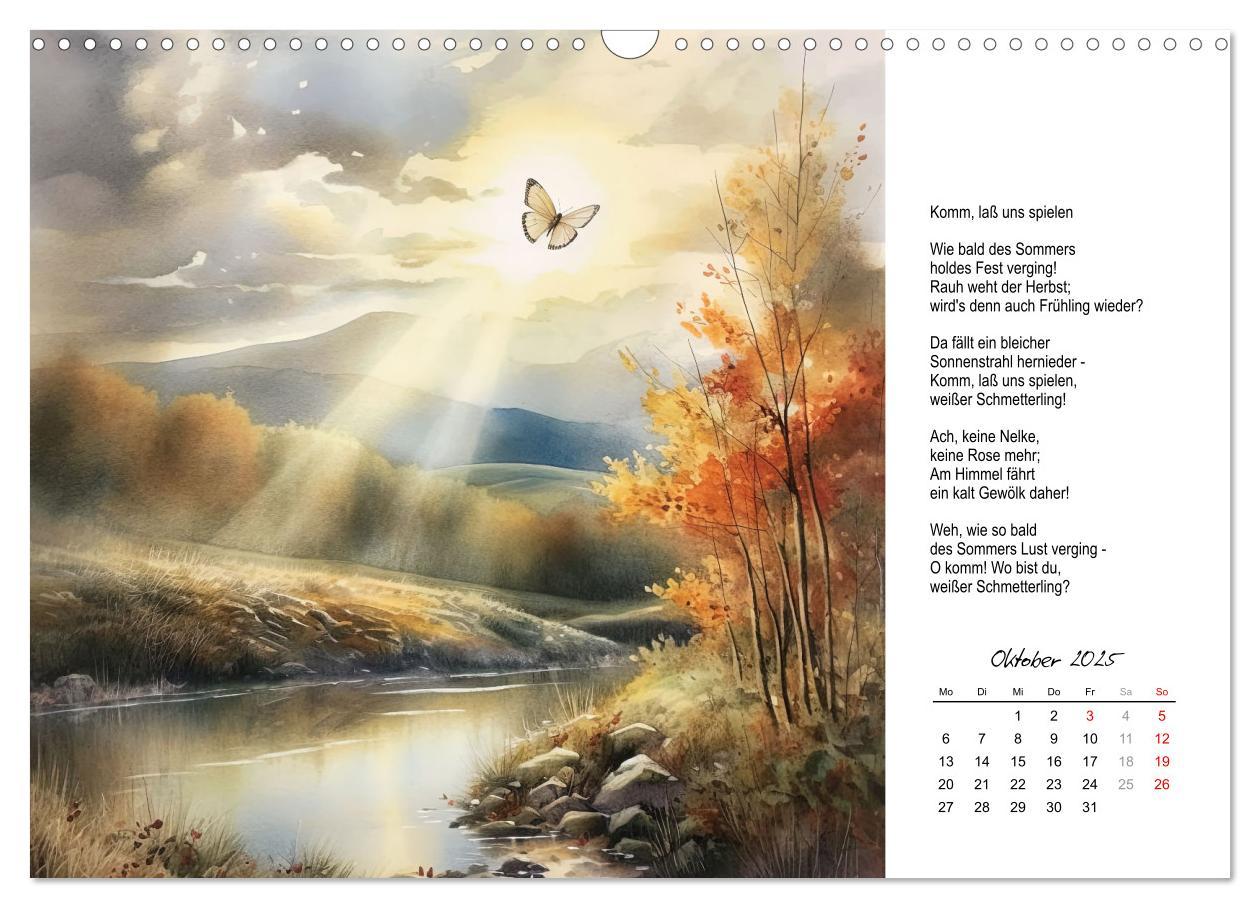 Bild: 9783383895739 | Gedichte von Theodor Storm (Wandkalender 2025 DIN A3 quer),...