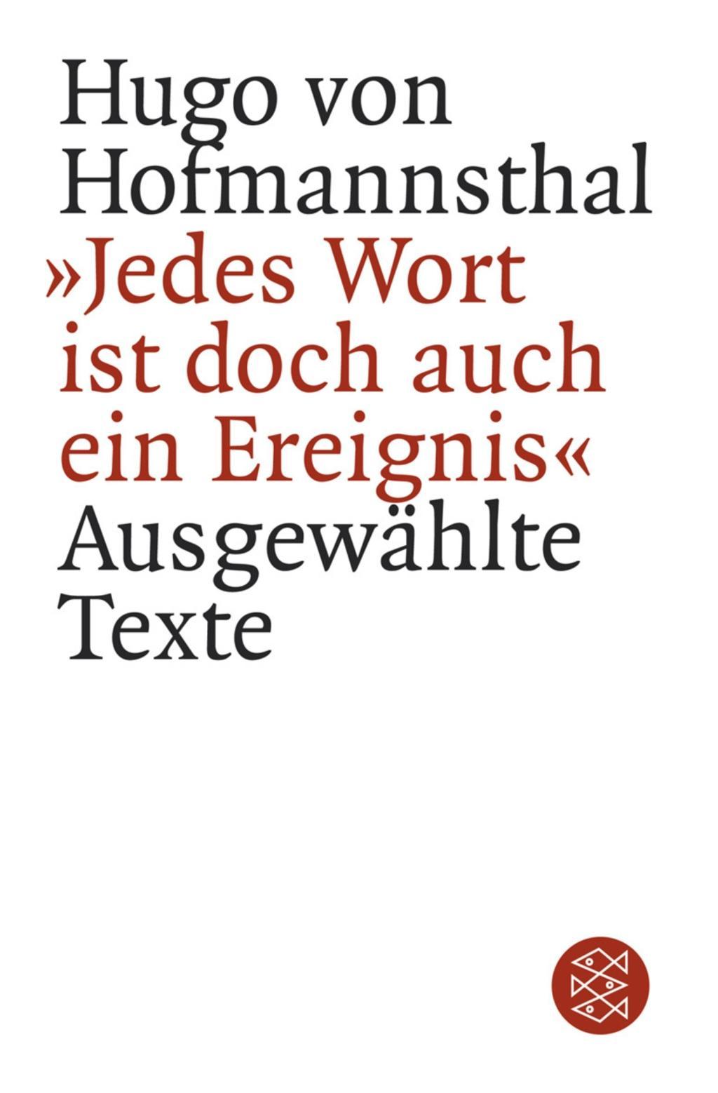 Cover: 9783596155279 | 'Jedes Wort ist doch auch ein Ereignis' | Ausgewählte Texte | Buch