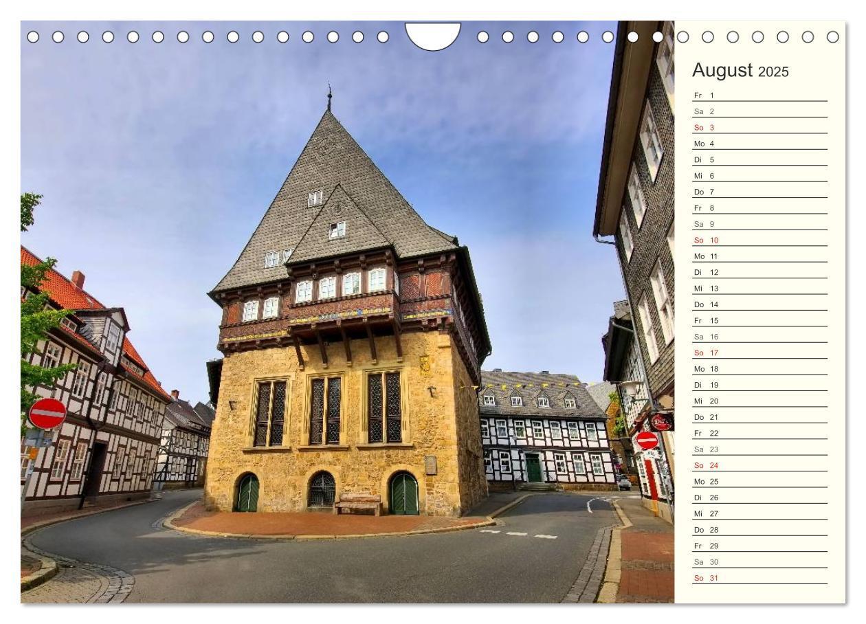 Bild: 9783435525041 | Goslar - Hanse- und Kaiserstadt im Harz (Wandkalender 2025 DIN A4...