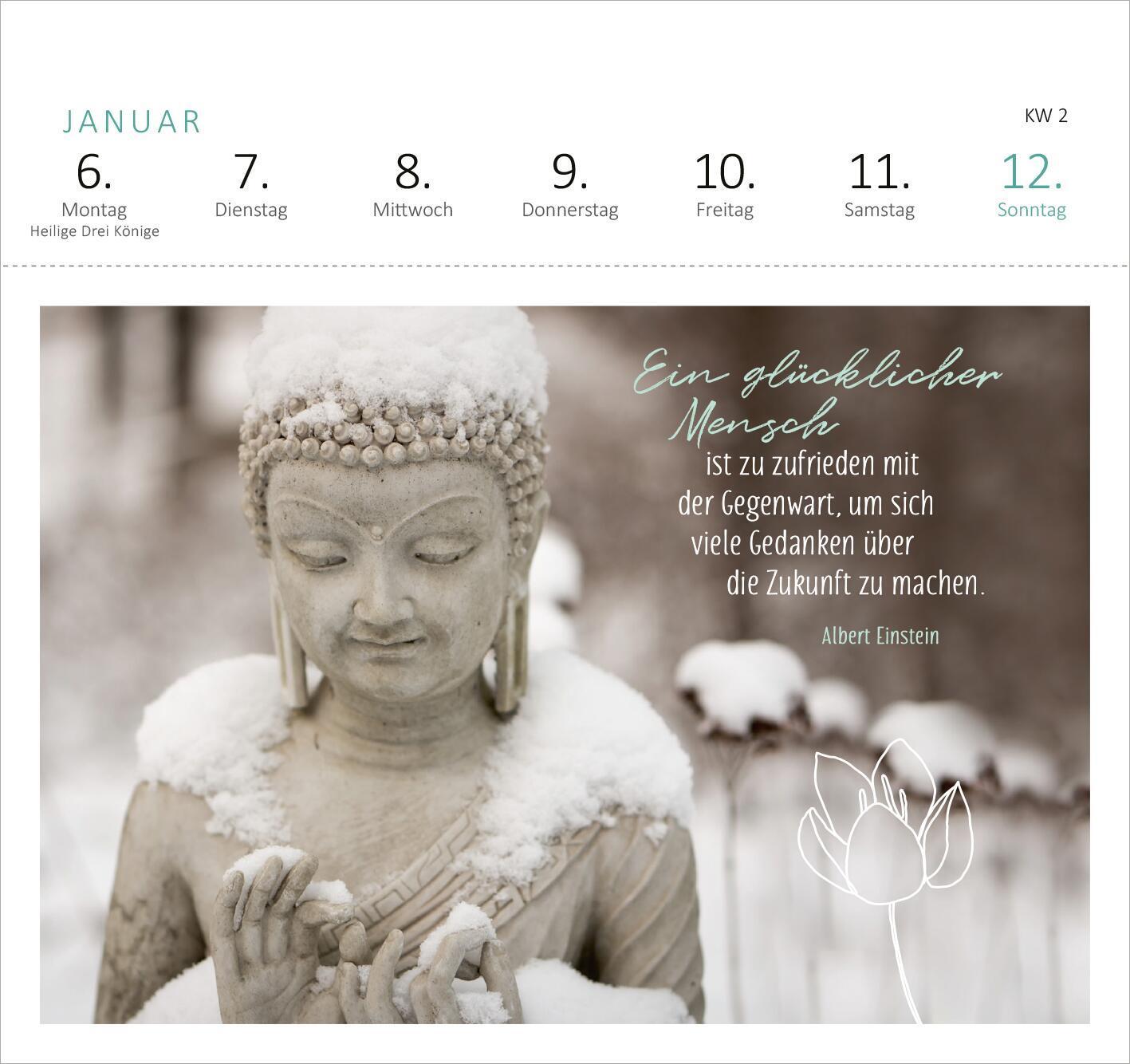 Bild: 4014489132776 | Postkartenkalender 365 Tage Achtsamkeit 2025 | Kalender | 108 S.